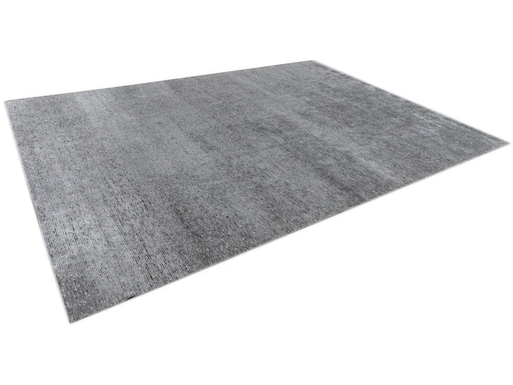 Modern Bamboo & Silk Groove Rug 9 X 12