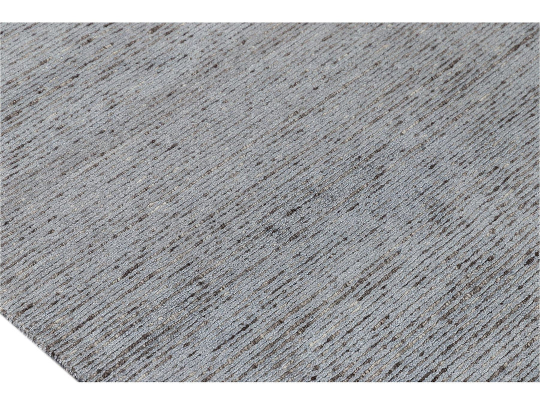 Modern Bamboo & Silk Groove Rug 9 X 12