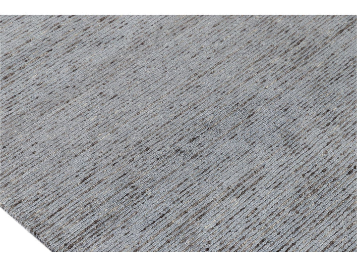 Modern Bamboo & Silk Groove Rug 9 X 12