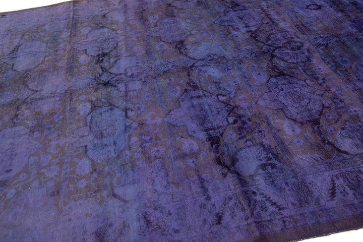 Vintage Distressed Wool Rug 8 X 14