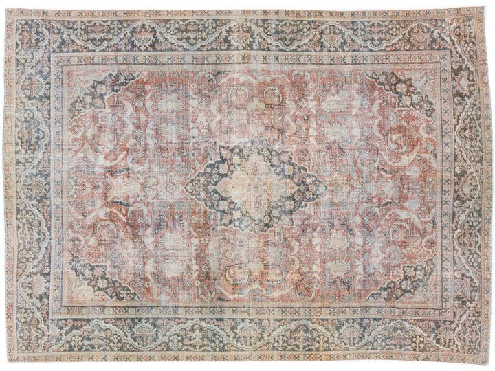 Vintage Mahal Wool Rug 11 X 15