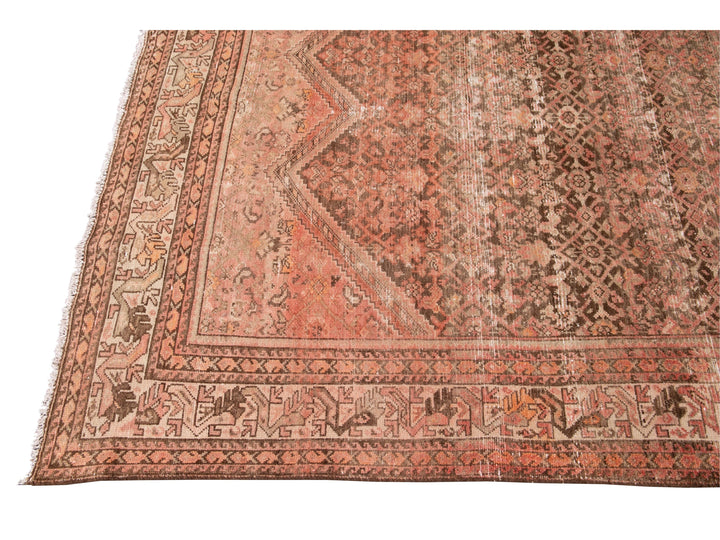 Vintage Azilal Moroccan Wool Rug 5 X 8