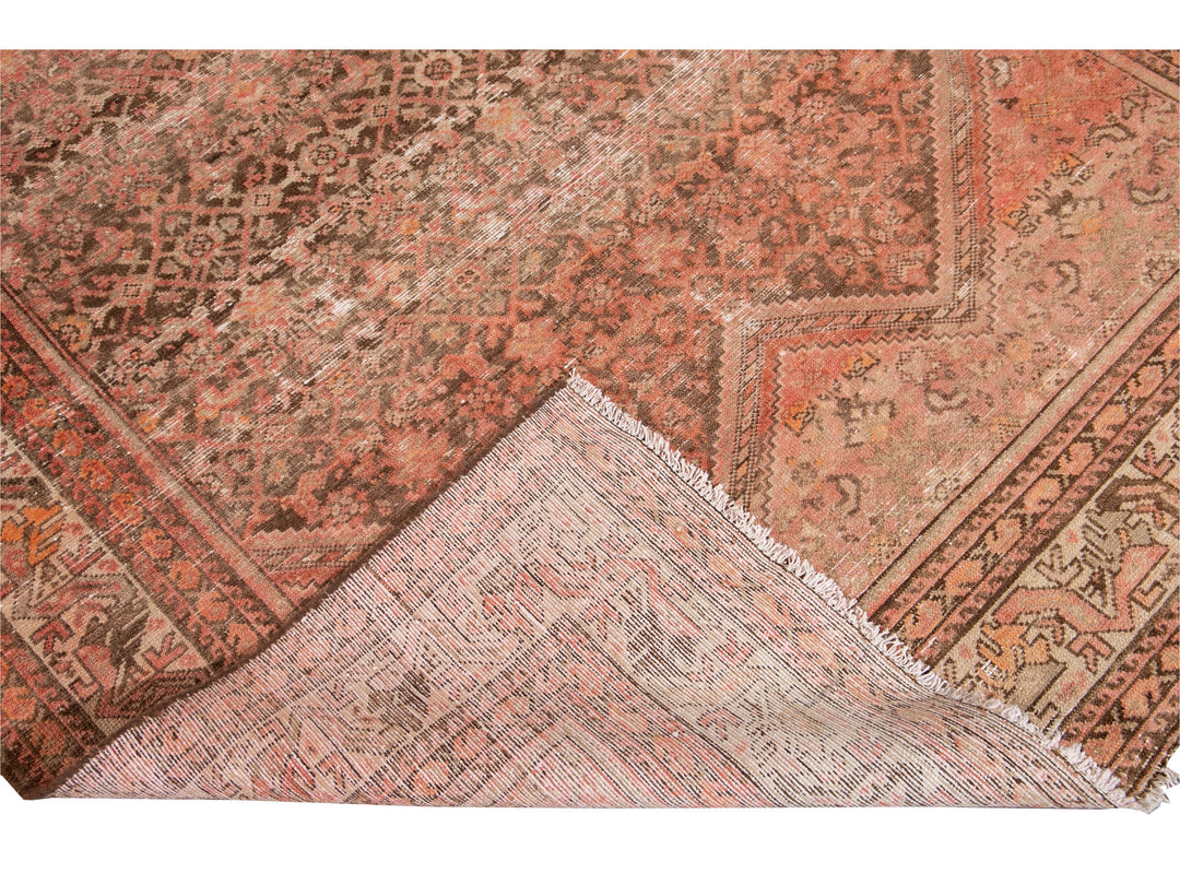 Antique Malayer Wool Runner 6 x 14