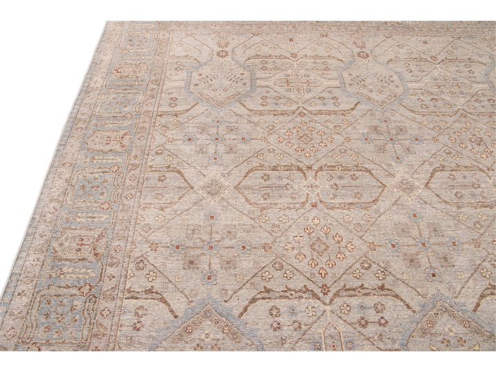 Modern Khotan Style Wool Rug 10 X 10