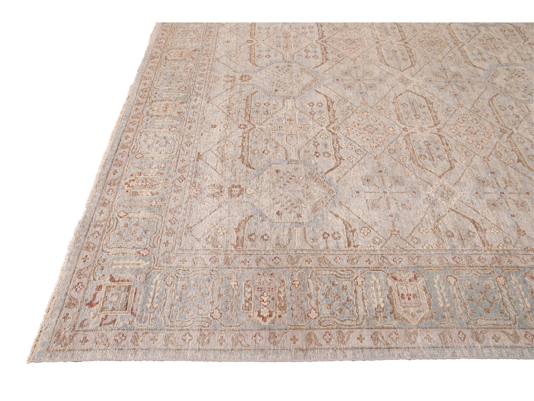 Modern Khotan Style Wool Rug 10 X 10