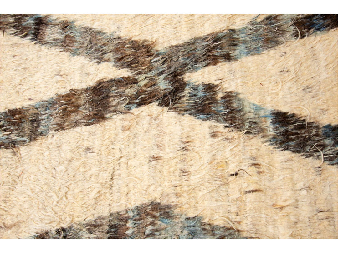 Modern Moroccan Style Wool Rug 9 X 13