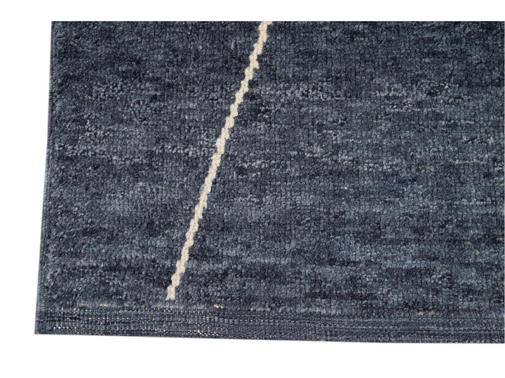 Modern Moroccan Style Wool Runner 3 X 14