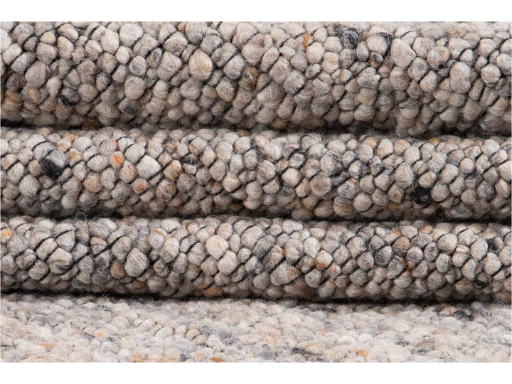 Modern Textured Oversize Wool Rug 12 X 15