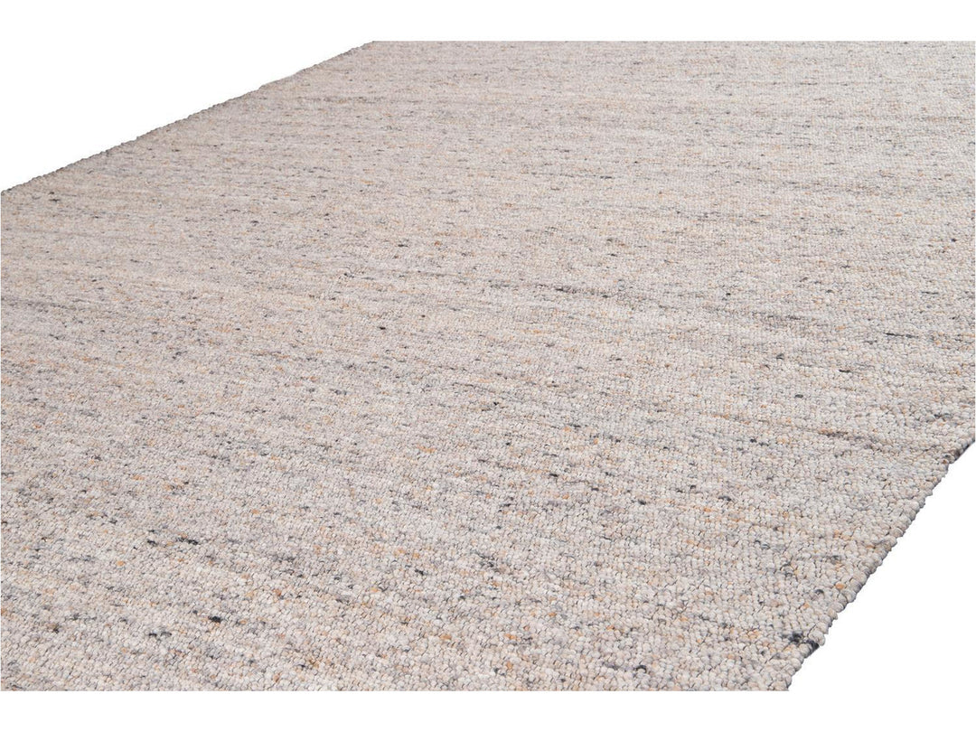 Modern Textured Oversize Wool Rug 12 X 15