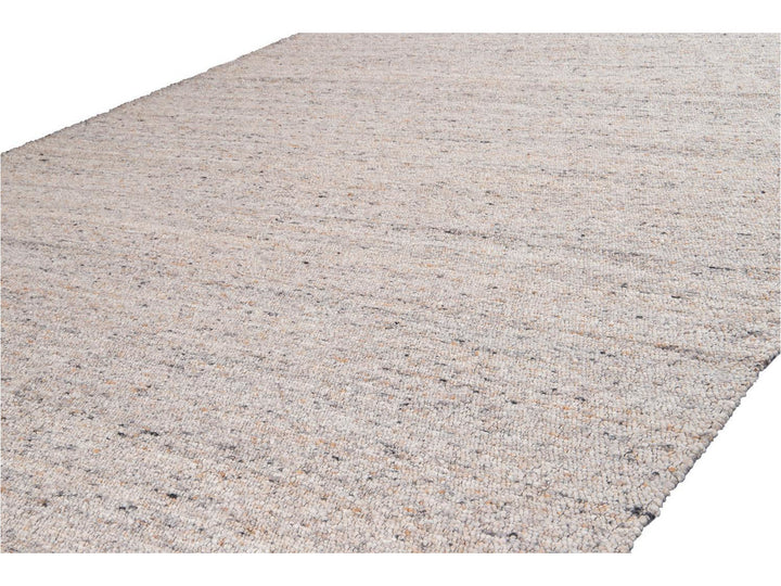 Modern Textured Oversize Wool Rug 12 X 15