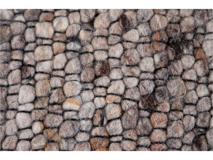 Modern Felted Texture Wool Rug 9 x 12