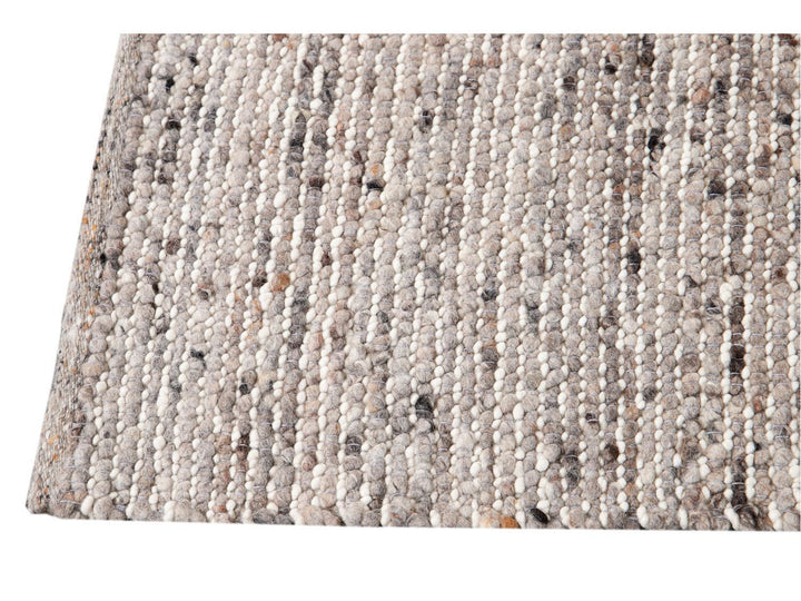 Modern Felted Texture Wool Rug 10 X 14