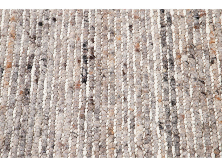 Modern Felted Texture Wool Rug 10 X 14