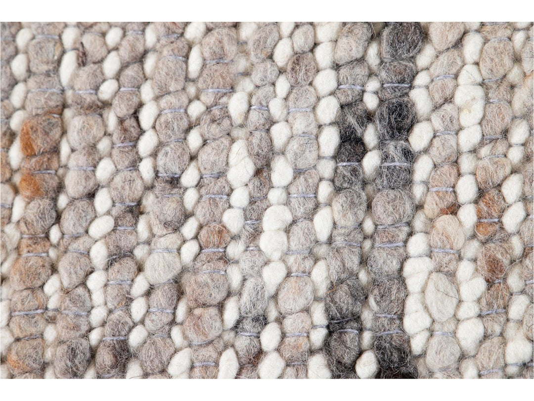 Modern Felted Texture Wool Rug 10 X 14