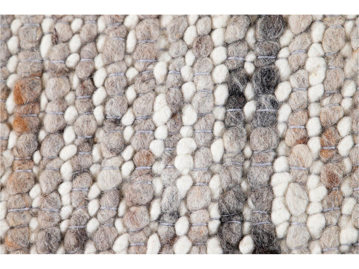 Modern Felted Texture Wool Rug 10 X 14