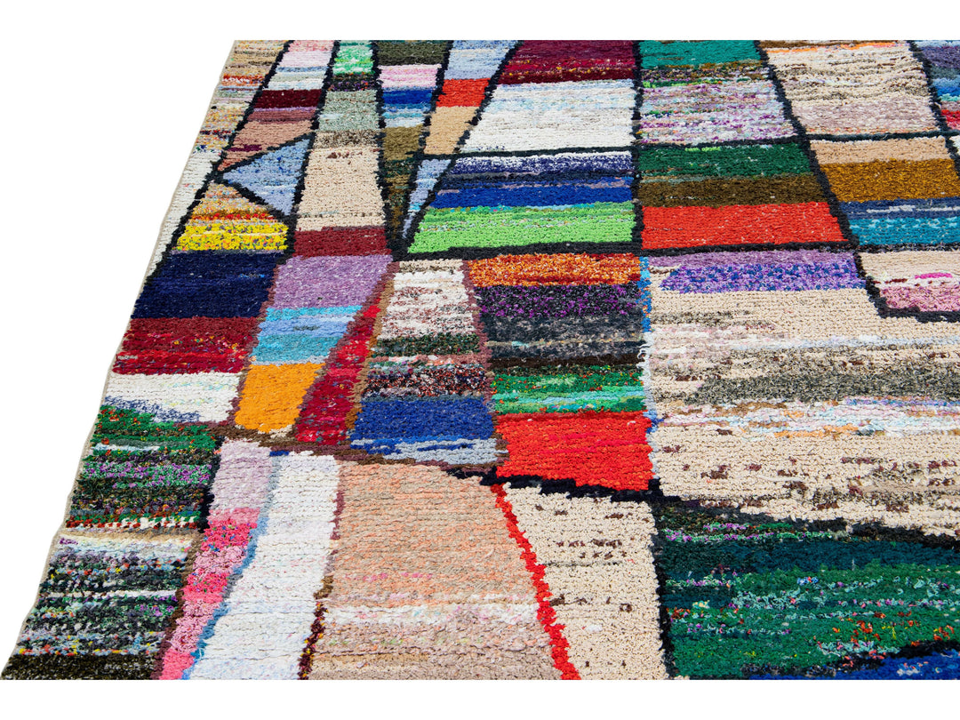 Vintage Turkish Tulu Wool Rug 10 X 13