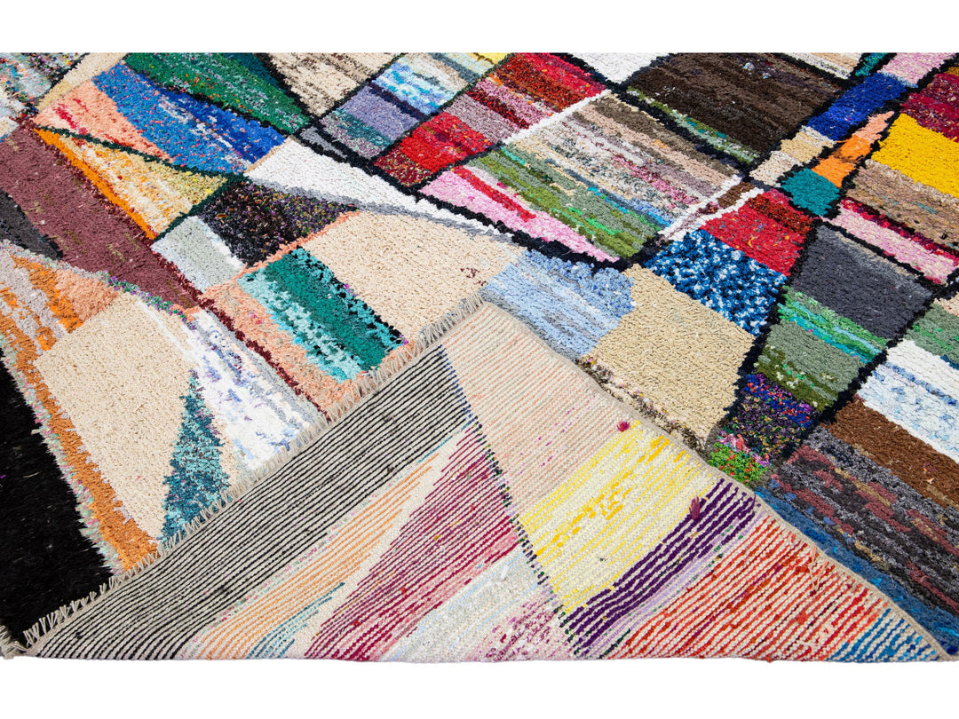 Vintage Turkish Tulu Wool Rug 10 X 13