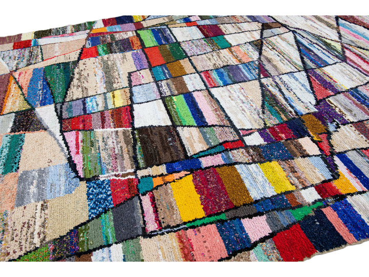 Vintage Turkish Tulu Wool Rug 10 X 13