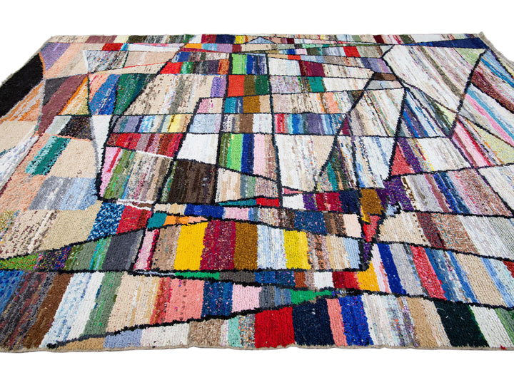 Vintage Turkish Tulu Wool Rug 10 X 13