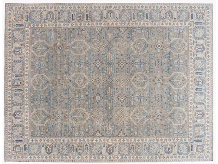 Modern Indian Artisan Wool Rug12 X 16