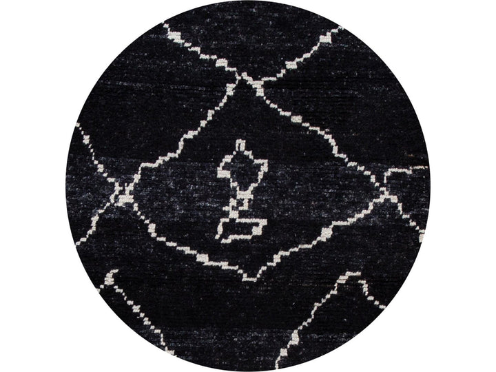 Modern Moroccan Style Wool Runner 2 X 12