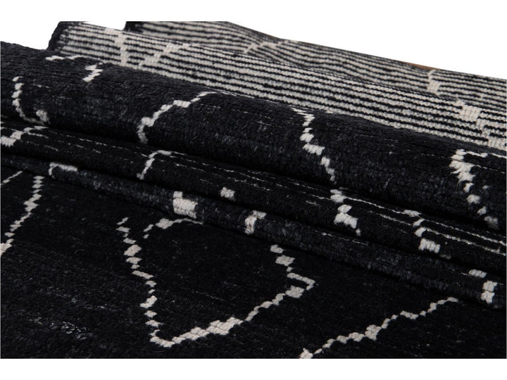 Modern Moroccan Style Wool Runner 2 X 12