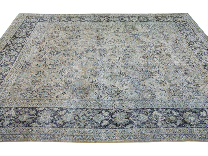 Antique Tabriz Wool Rug 8 X 11