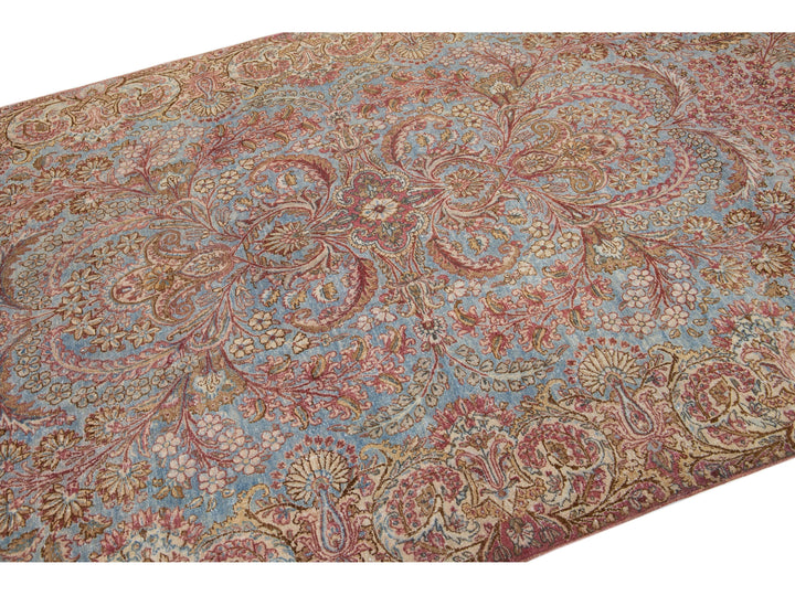 Antique Kirman Wool Rug 6 X 12