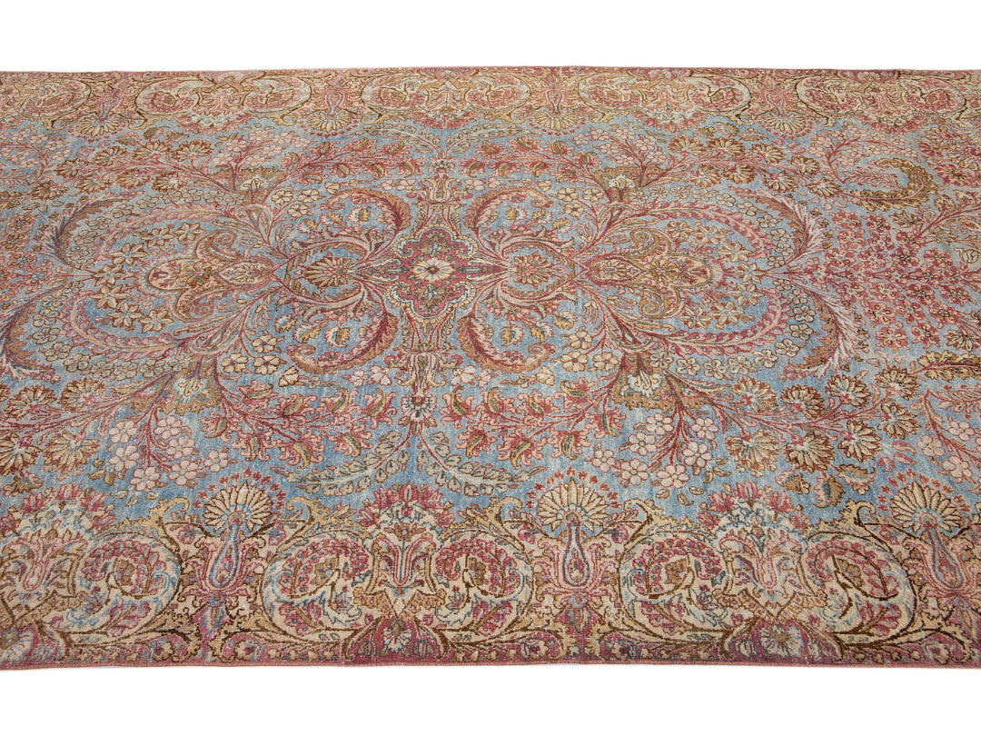 Antique Kirman Wool Rug 6 X 12