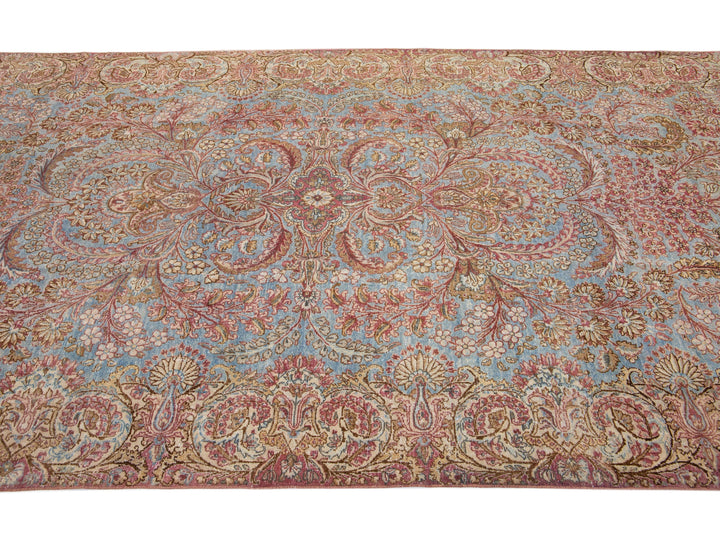 Antique Kirman Wool Rug 6 X 12