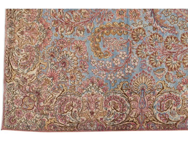 Antique Kirman Wool Rug 6 X 12
