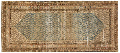 Antique Malayer Wool Runner 5 X 11