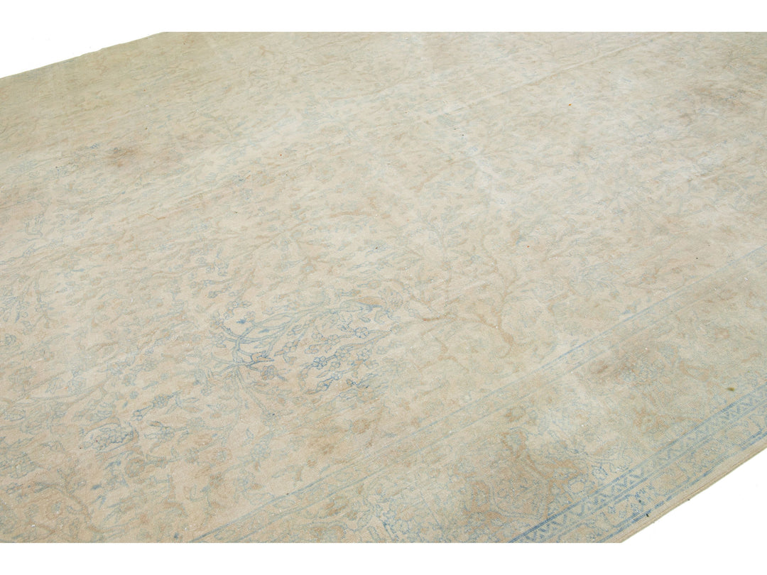 Antique Agra Wool Rug 11 X 19