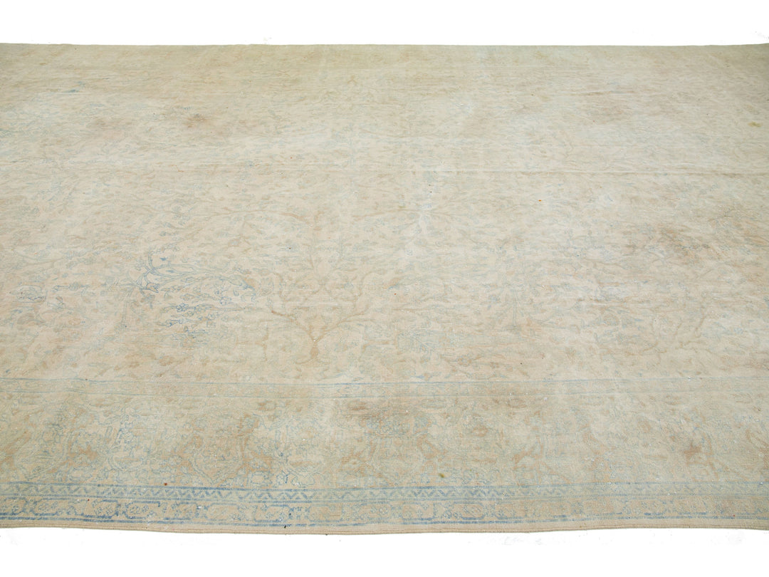 Antique Agra Wool Rug 11 X 19