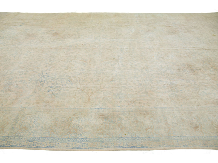 Antique Agra Wool Rug 11 X 19