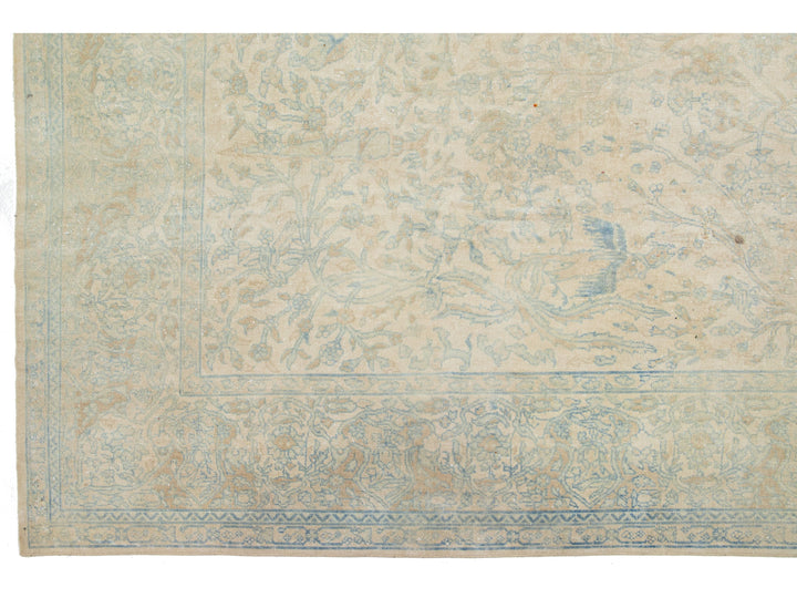 Antique Agra Wool Rug 11 X 19