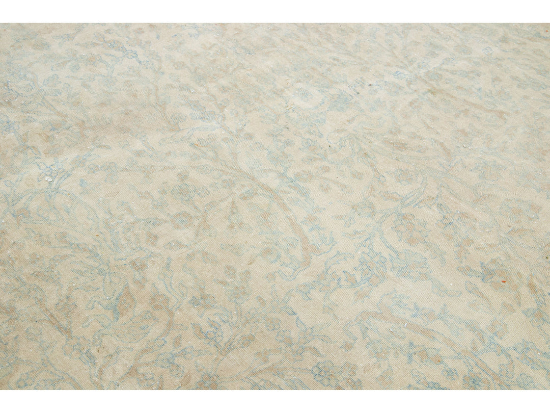 Antique Agra Wool Rug 11 X 19