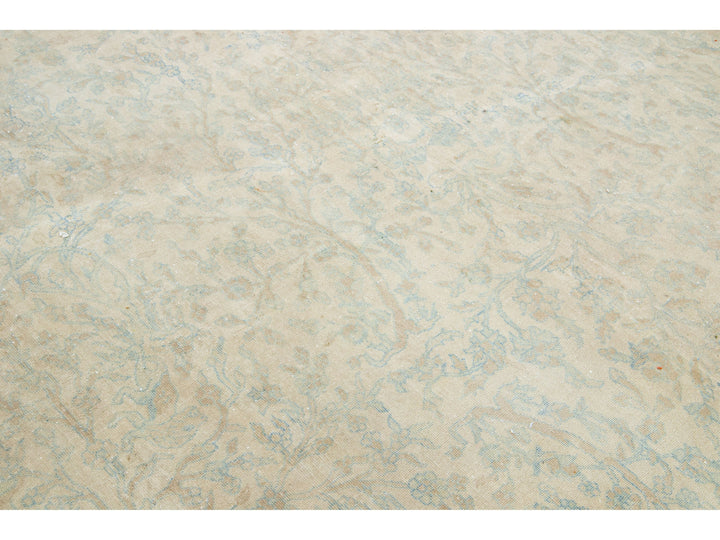 Antique Agra Wool Rug 11 X 19