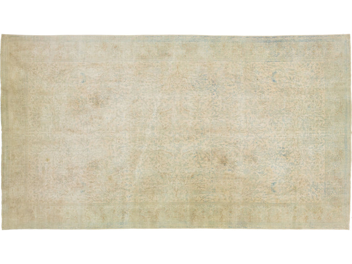 Antique Agra Wool Rug 11 X 19