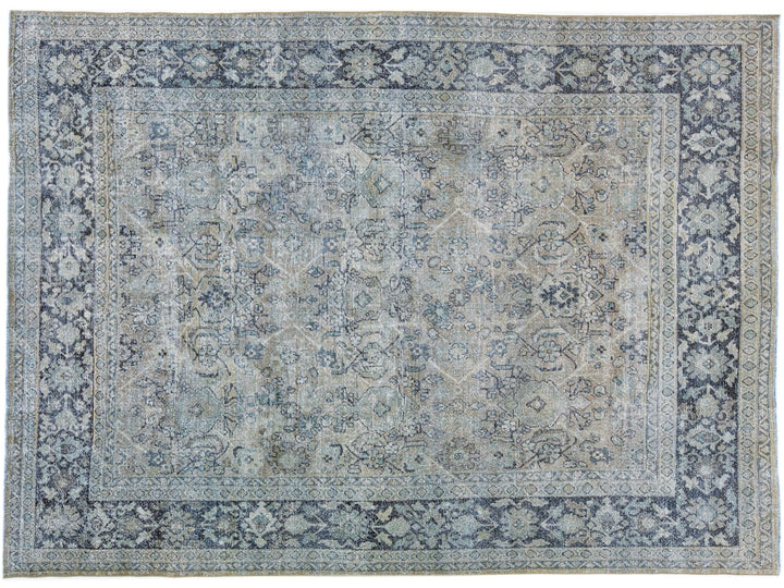 Antique Tabriz Wool Rug 8 X 11