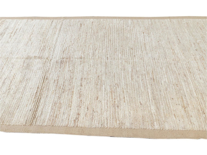 Modern Moroccan-Style Wool Rug 5 X 10
