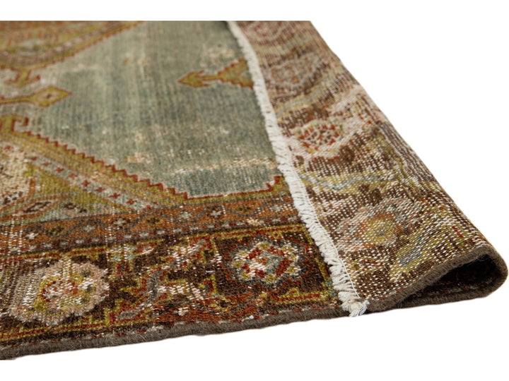 Antique Malayer Wool Runner 3 X 18