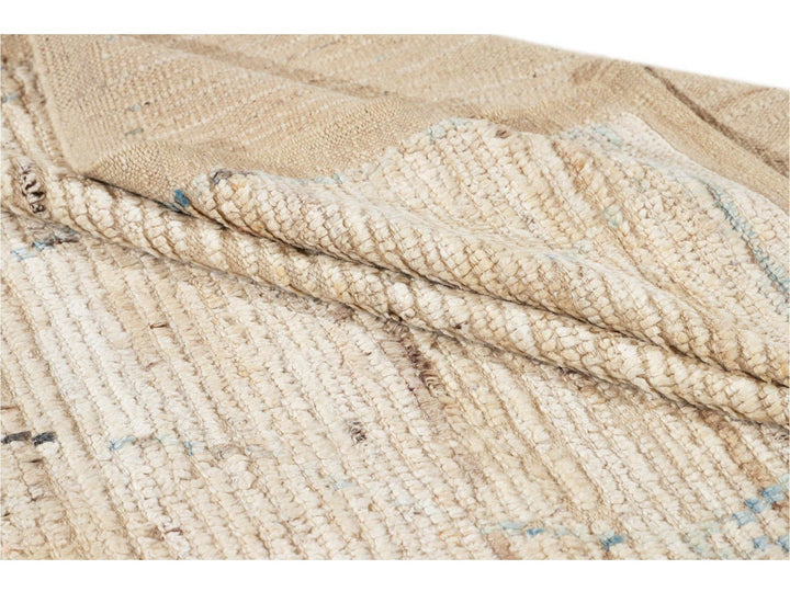 Modern Moroccan-Style Wool Rug 7 X 10