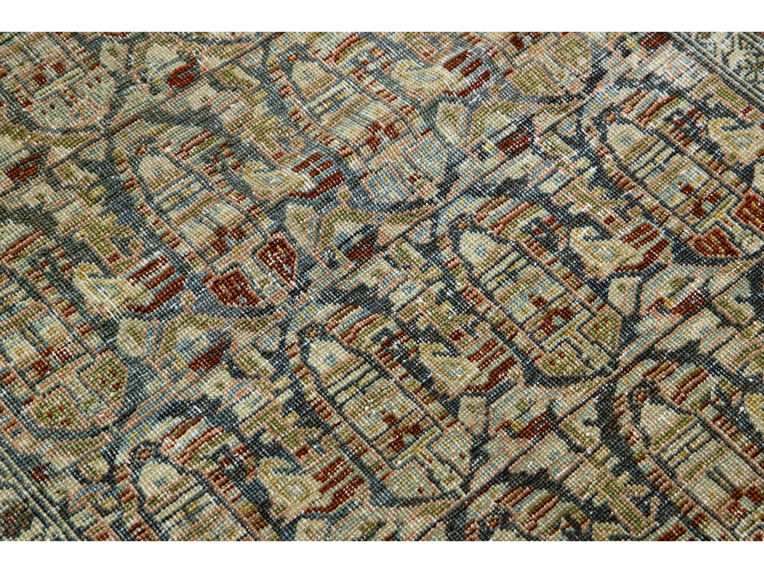 Antique Malayer Wool Runner 3 X 16