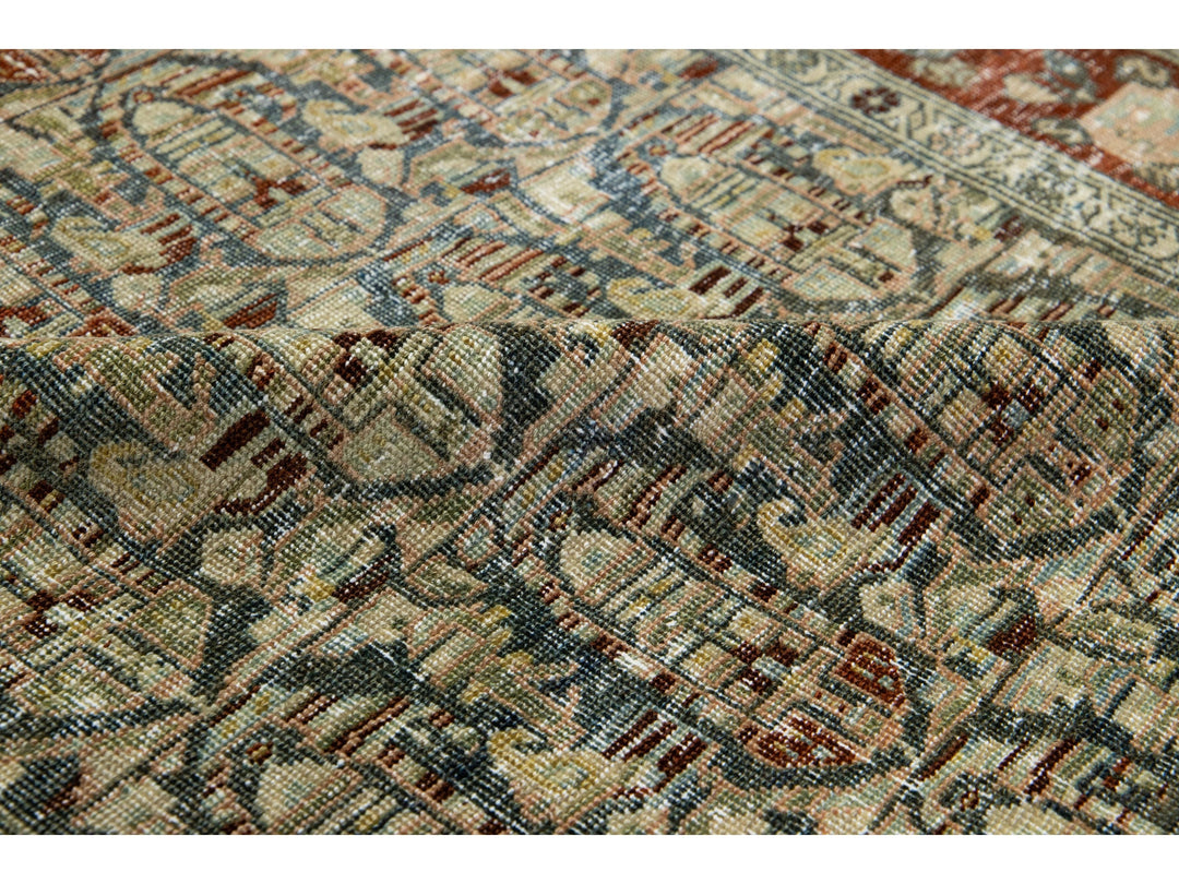 Antique Malayer Wool Runner 3 X 16