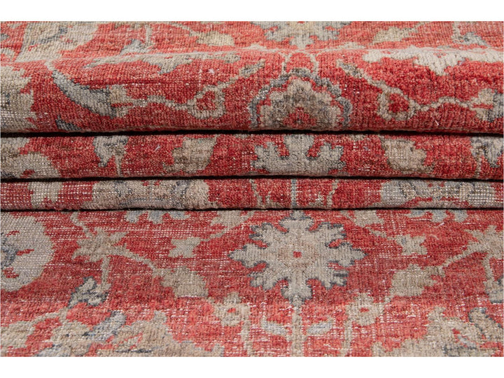 Modern Indian Artisan Wool Runner 3 X 19