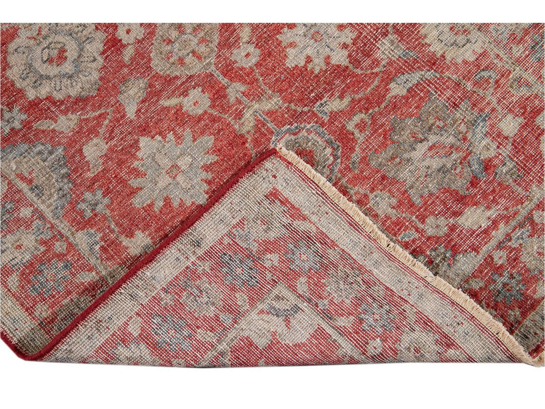 Modern Indian Artisan Wool Runner 3 X 19