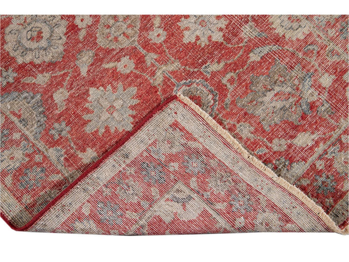 Modern Indian Artisan Wool Runner 3 X 19