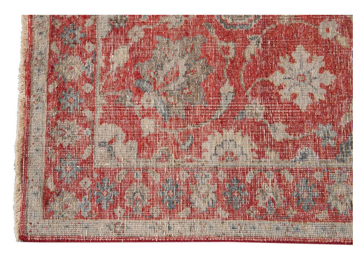 Modern Indian Artisan Wool Runner 3 X 19