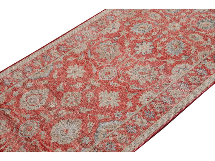Modern Indian Artisan Wool Runner 3 X 19